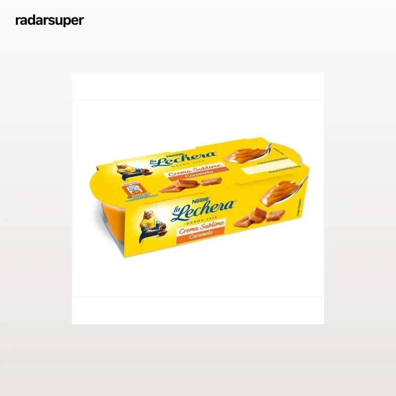 Postre crema de caramelo sublime Nestlé sin gluten pack de 2 unidades de 70 g.