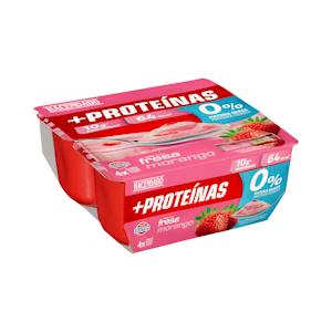 Postre lácteo con fresa +Proteínas 10 g 0% MG