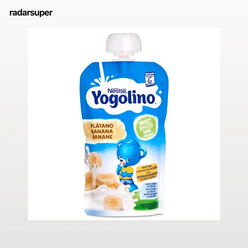 Postre lácteo infantil con puré de plátano Nestlé Yogolino 100 g