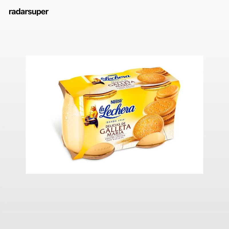Postre La Lechera pack 2 galleta maría