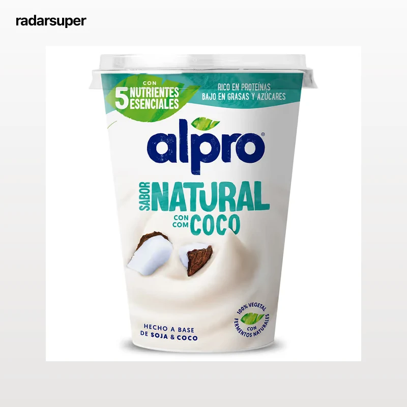 Postre natural de soja con coco Alpro 400 g