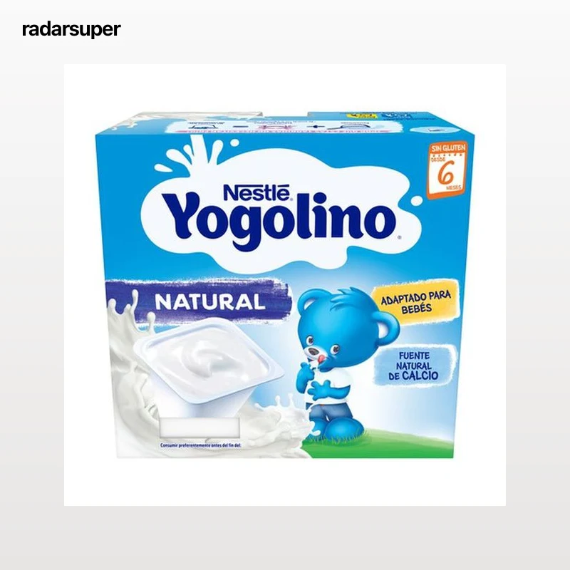 Postre Nestlé Yogolino natural desde 6 meses pack 4