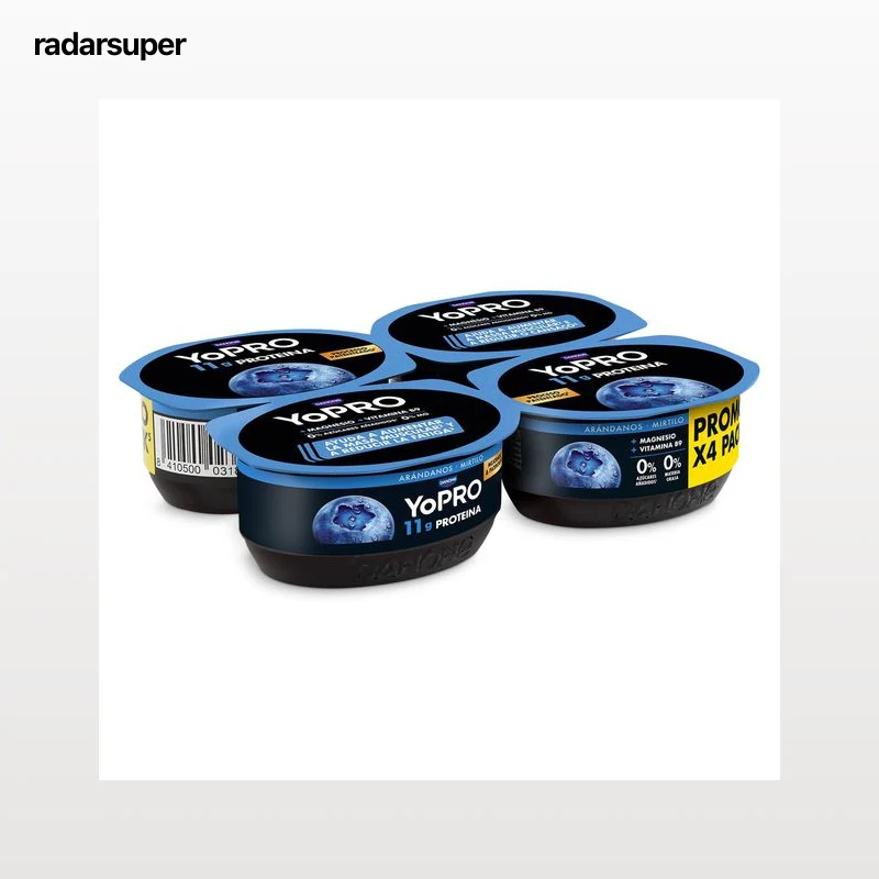Postre sabor arándanos alto en proteínas Yopro 4 x 120 g