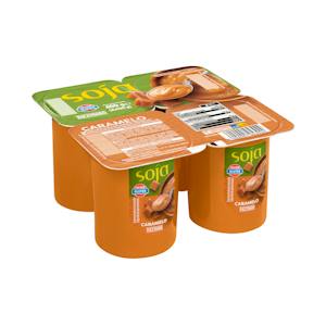 Postre de soja con caramelo