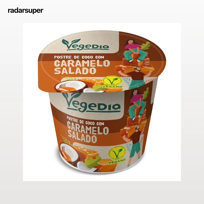 Postre vegetal con caramelo salado Dia Vegedia 150 g