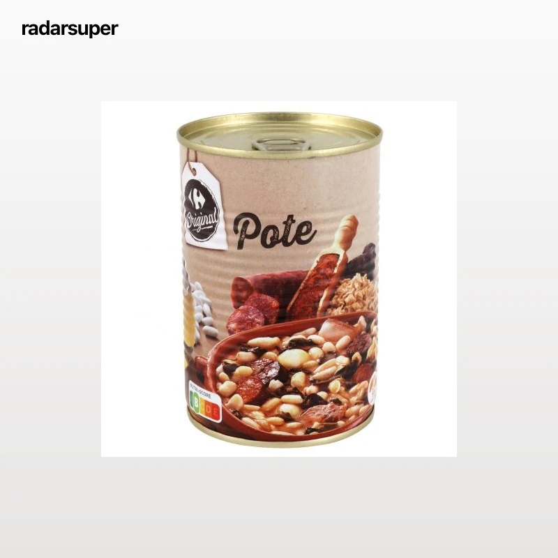 Pote asturiano Original Carrefour sin gluten 430 g.