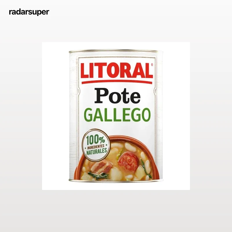 Pote gallego Litoral sin gluten 430 g.