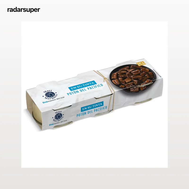 Potón del Pacífico en su tinta Dia Mari Marinera 3 x 51 g