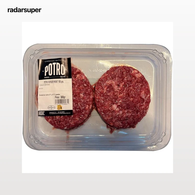 POTRO Buger meat de potro 2 x 150 g.