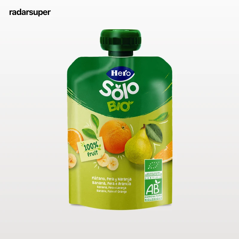 Pouch Hero solo eco frutas desde 4meses 100g