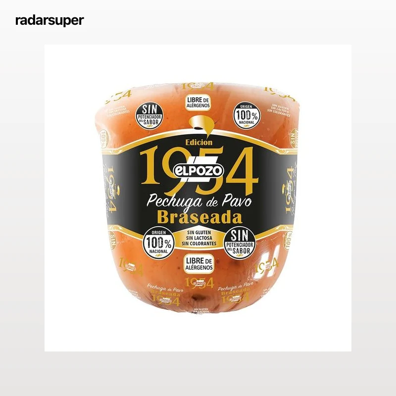 EL POZO 1954 Pechuga de pavo braseada de origen 100% nacional - Loncha fina 1 mm
