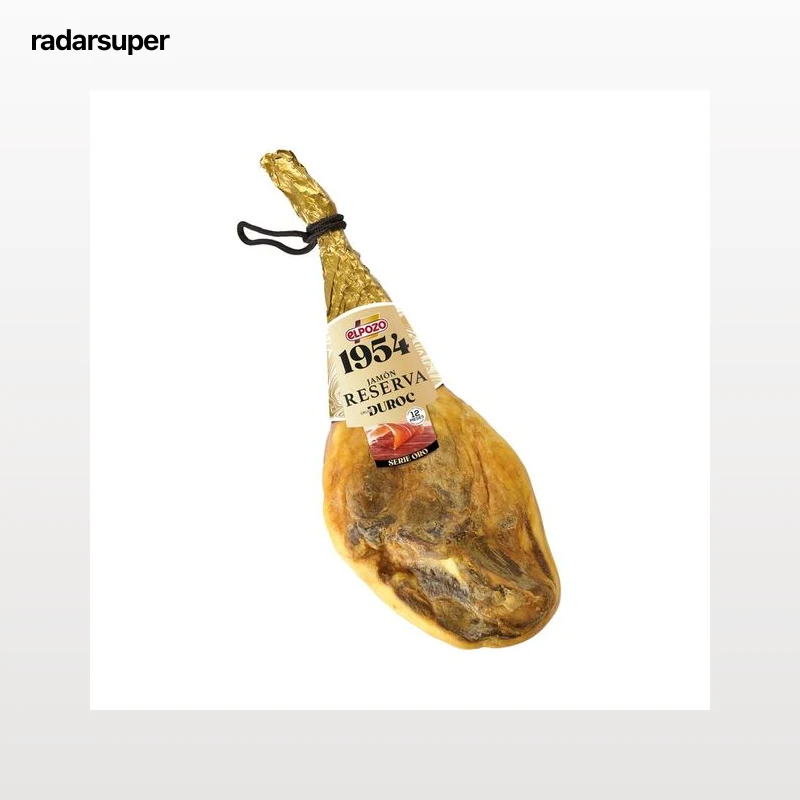 EL POZO 1954 Serie oro Jamón reserva cruce Duroc (curación mínima de 12 meses) pieza de 7.5 a 8.5 kg,