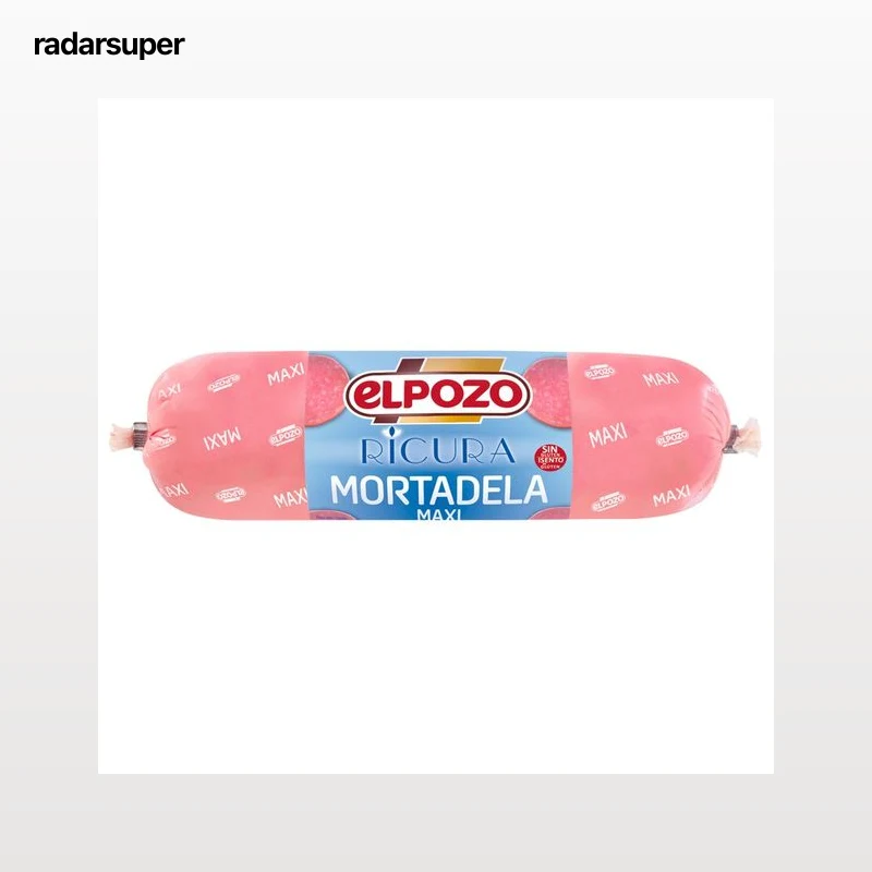 EL POZO Ricura Mortadela sin gluten 900 g.