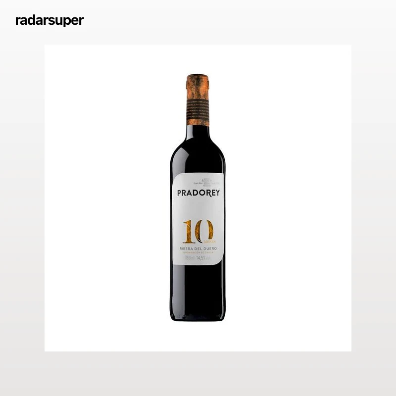 PRADOREY  Vino tinto (10 meses en barrica) con D.O. Ribera del Duero botella 75 cl.