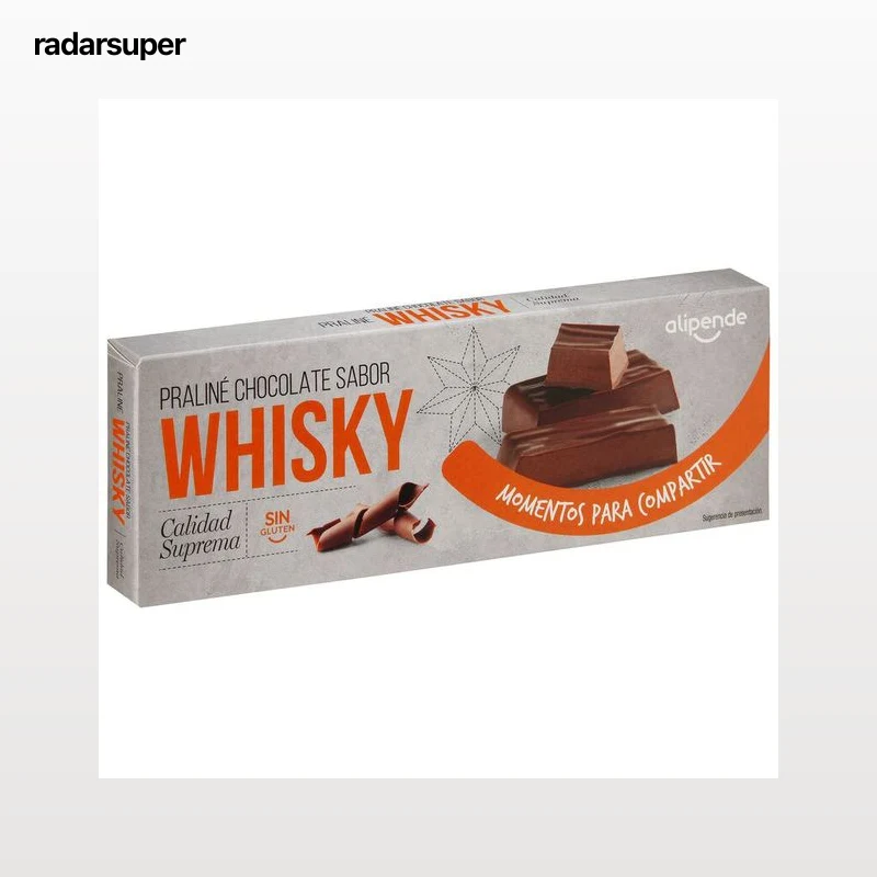Praliné de chocolate al whisky Alipende 150g