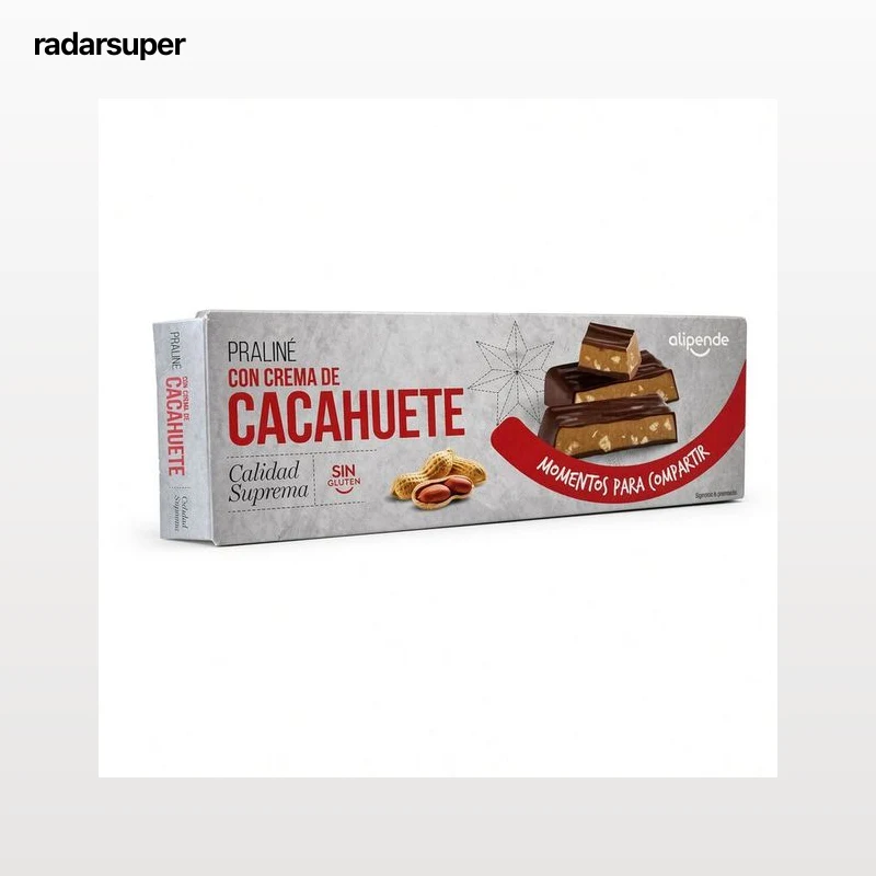 Praliné de crema de cacahuete Alipende 150g