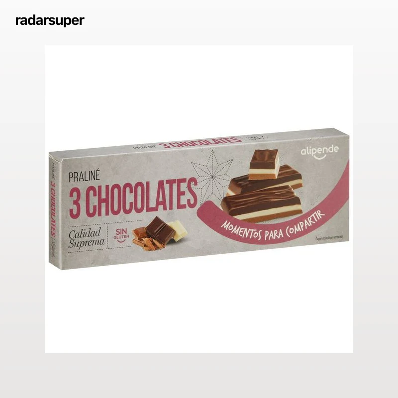 Praliné de tres chocolates Alipende 150g