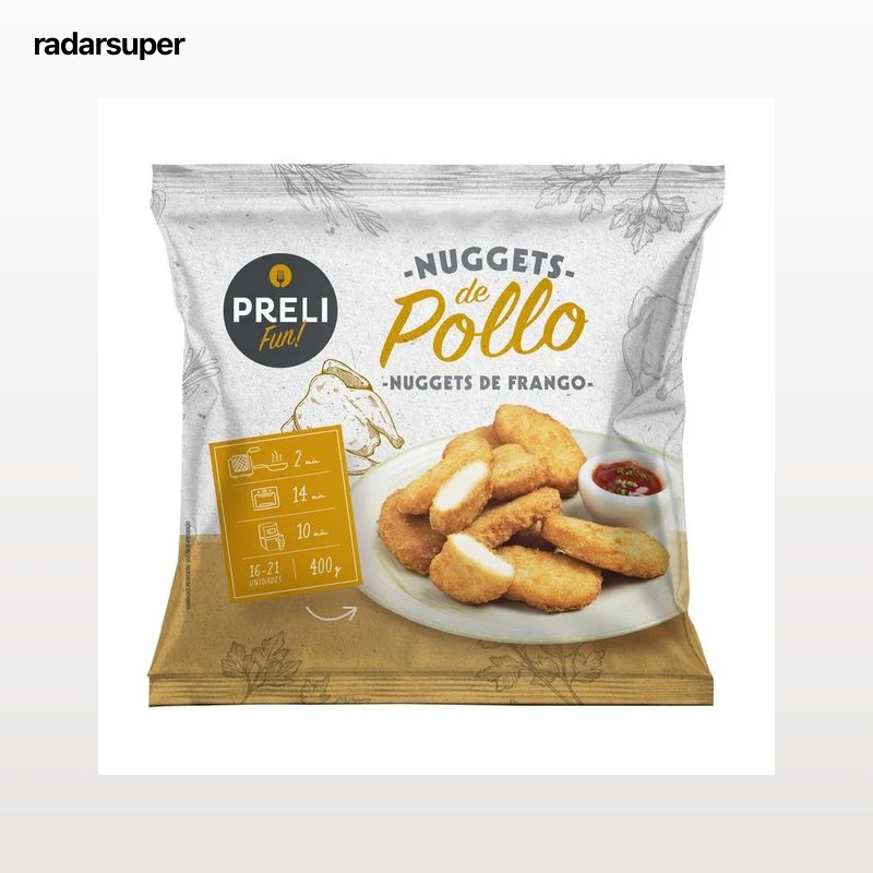 PRELI Fun! Nuggets de pollo congelados 400 g.