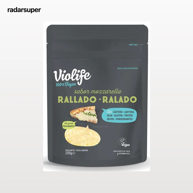 Preparado alimenticio rallado mozzarella vegano Violife 200g
