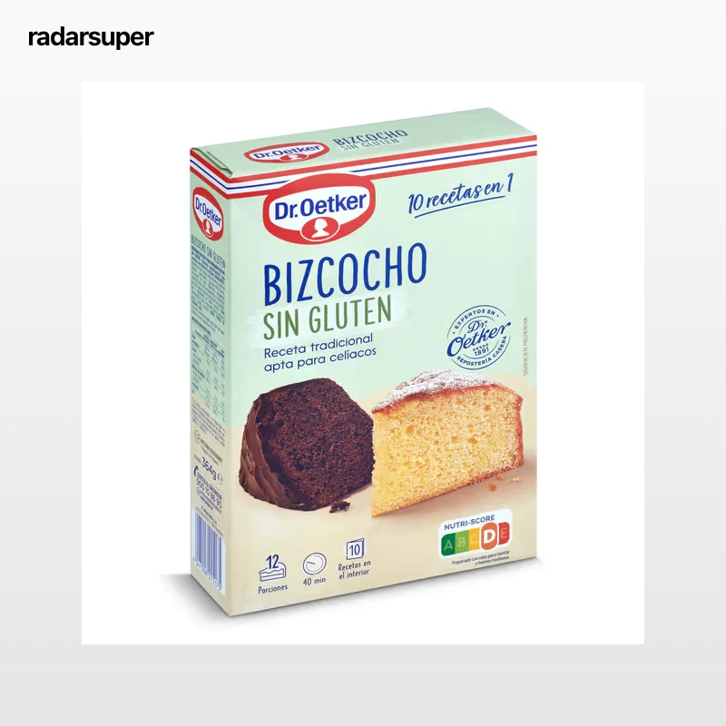 Preparado para bizcocho sin gluten Dr. Oetker 410 g