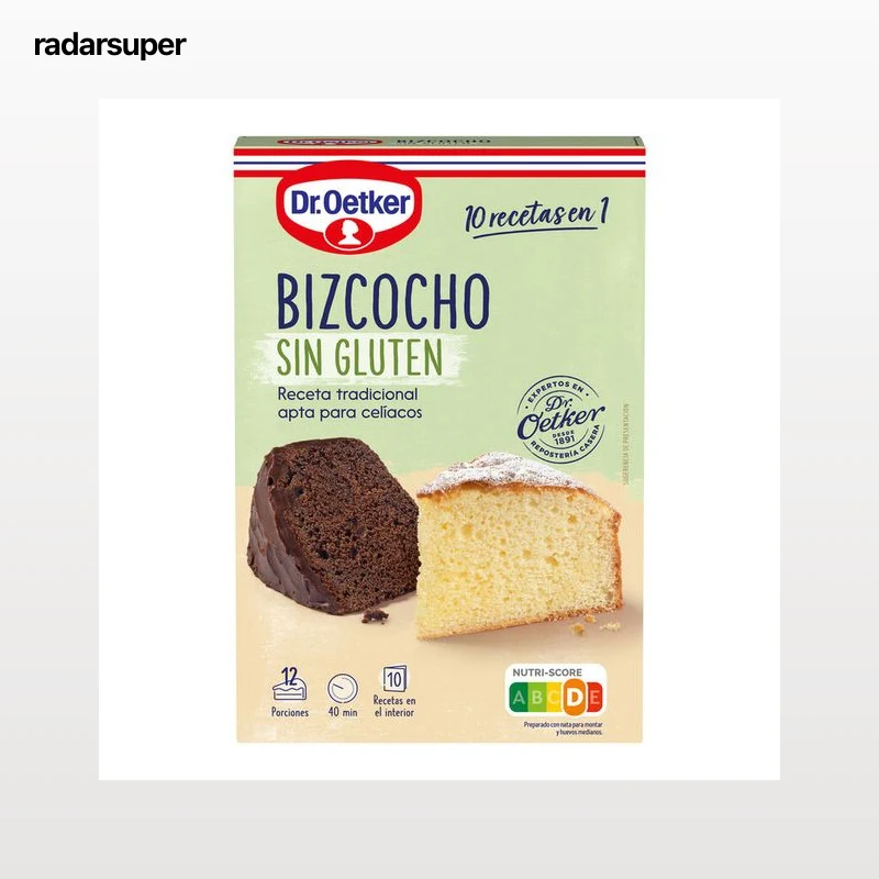 Preparado de bizcocho sin gluten Dr Oetker 363g