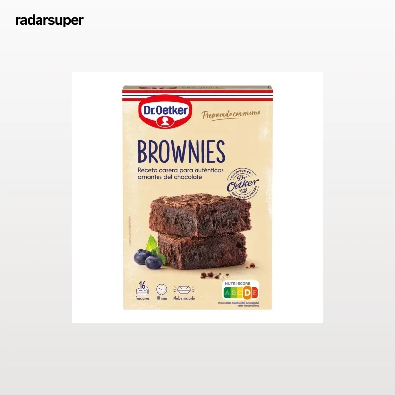 Preparado brownie Dr. Oetker 456 g.