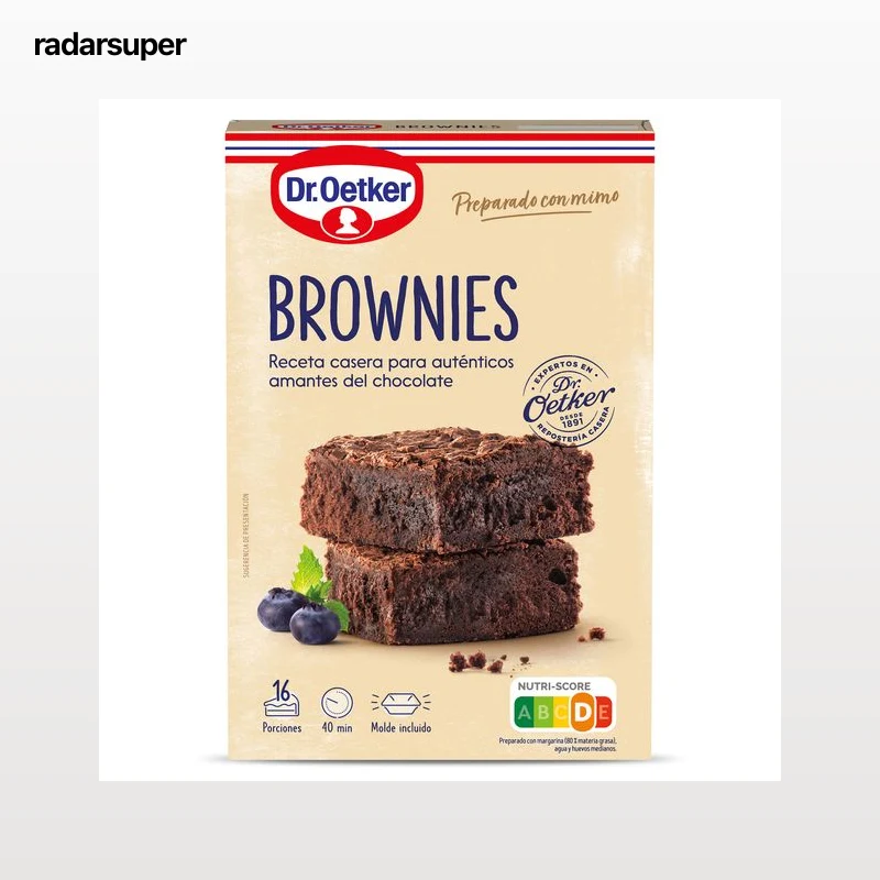 Preparado para brownies Dr. Oetker 456 g
