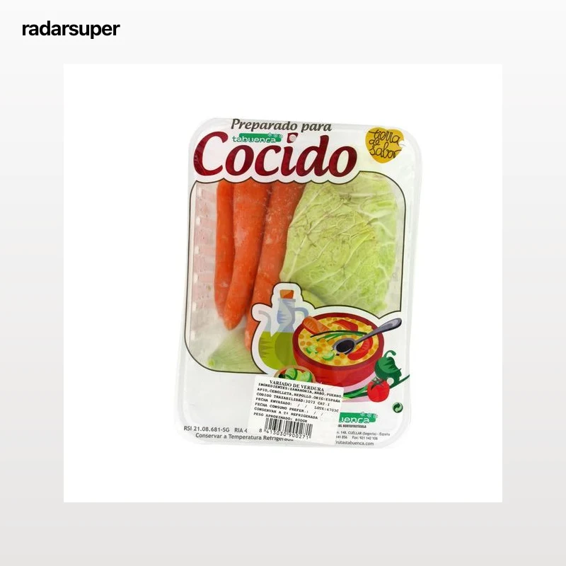 Preparado para cocido bandeja de 800 g.