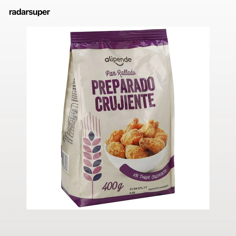 Preparado crujiente pan rallado Alipende 400g