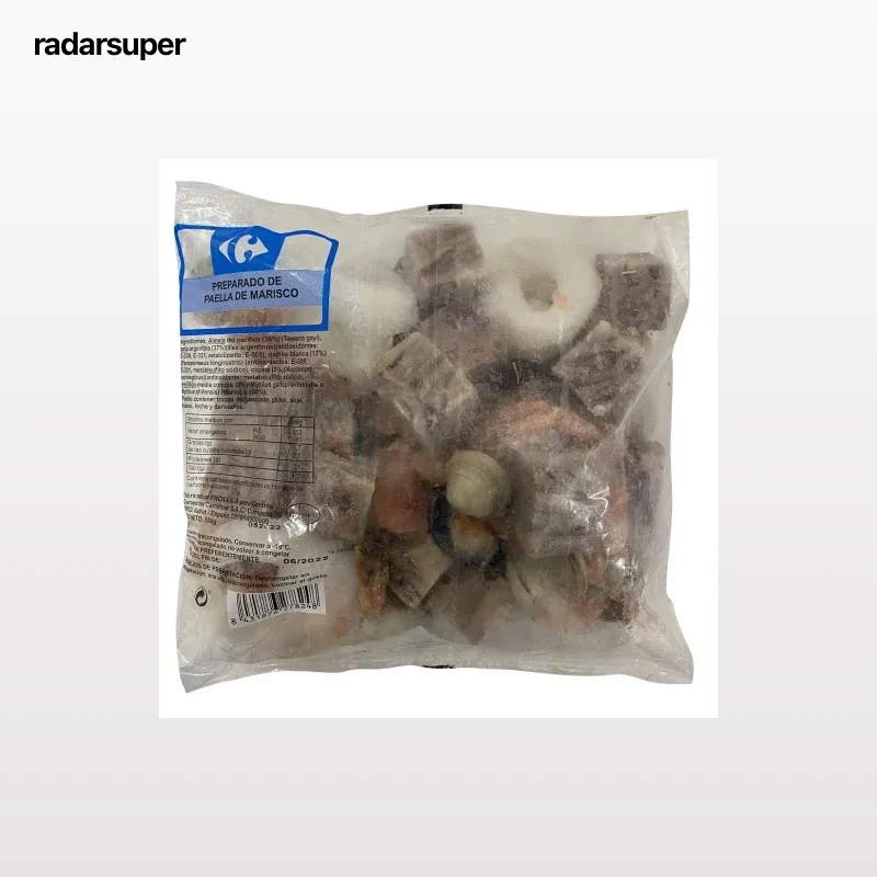 Preparado de paella de marisco congelado 600 g