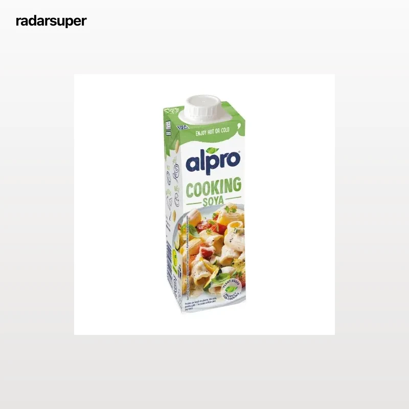 Preparado de soja para cocinar Alpro sin gluten y sin lactosa 250 ml.