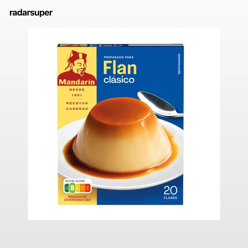 Preparado para Flan clásico Mandarín20 g