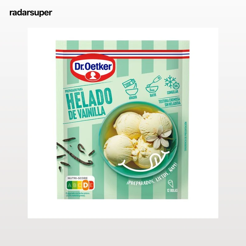 Preparado para helado de vainilla Dr. Oetker 82g
