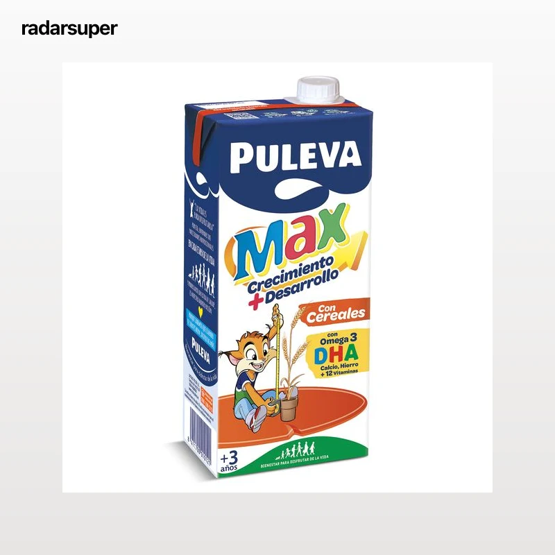 Preparado lácteo con cereales de crecimiento y desarrollo +3 años Puleva Max 1 L