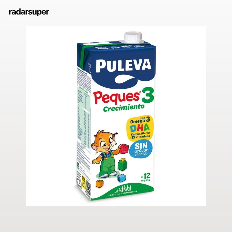 Preparado lácteo de crecimiento +12 meses Peques 3 Puleva 1 L