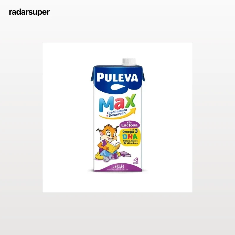 Preparado lácteo crecimiento y desarrollo Puleva Max sin gluten y sin lactosa brik 1 l.
