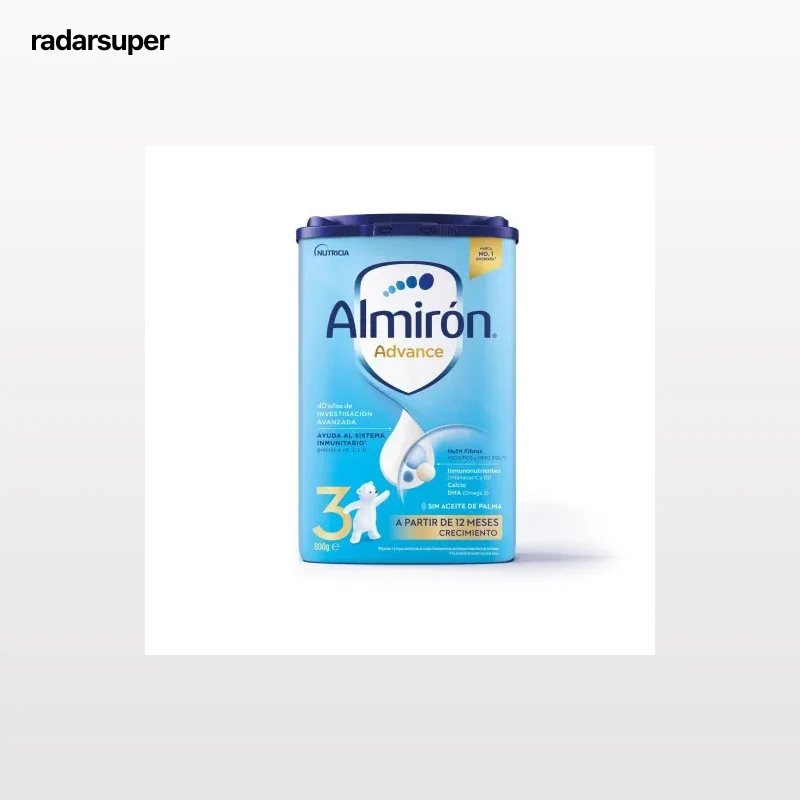 Preparado lácteo infantil de crecimiento desde 12 meses en polvo Almirón Advance 3 sin aceite de palma lata 800 g.