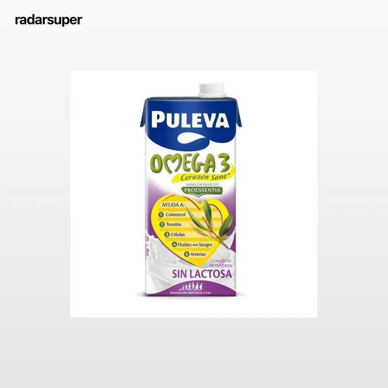 Preparado lácteo Omega 3 Puleva sin gluten sin lactosa brik 1 l.