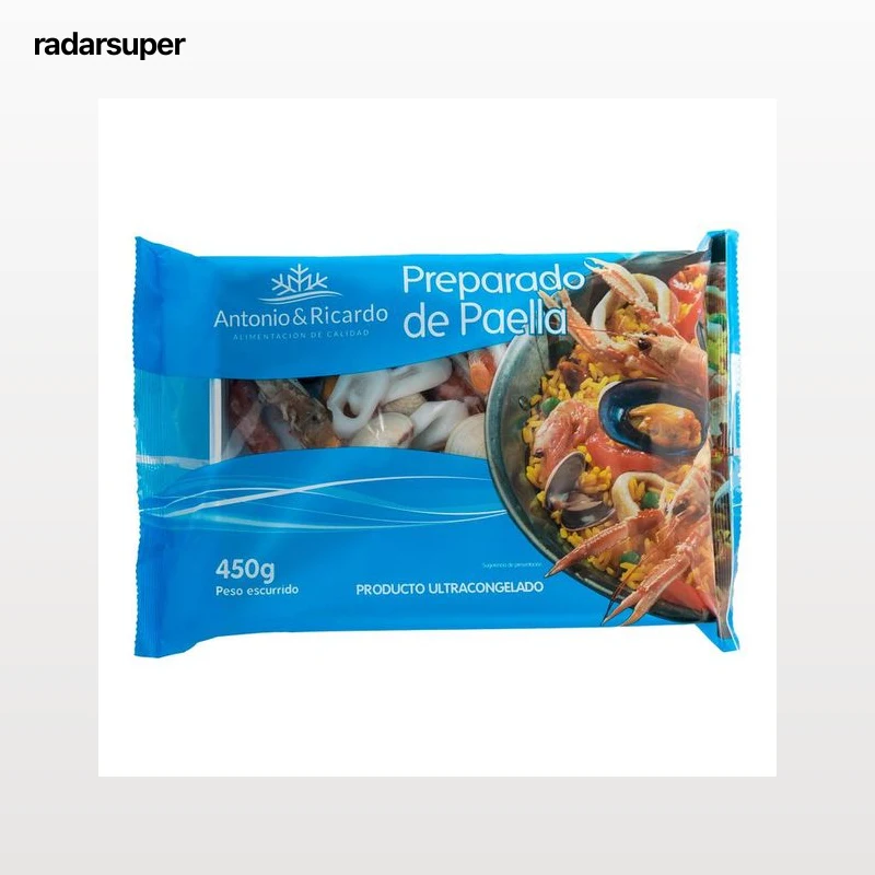 Preparado de paella de marisco Antonio y Ricardo 450g