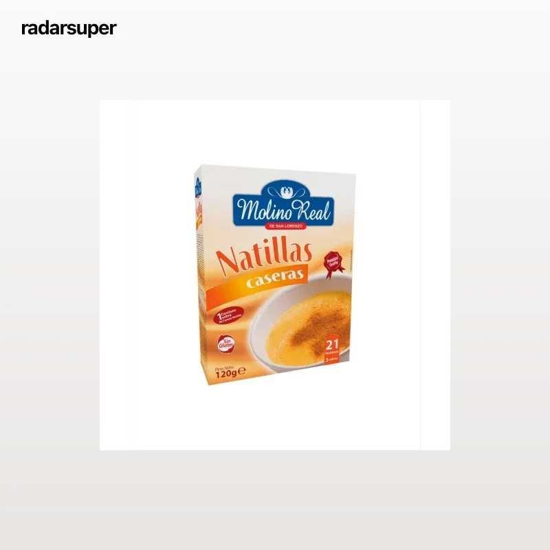 Preparado para natillas Molino Real sin gluten 150 g.