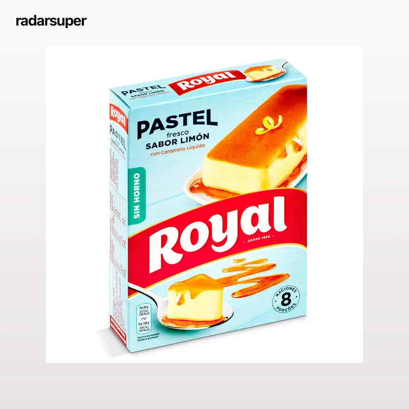 Preparado para pastel fresco sabor limón Royal 103 g