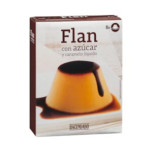 Preparado en polvo flan