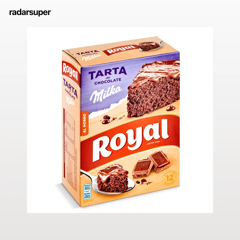 Preparado para tarta de chocolate milka Royal 350 g