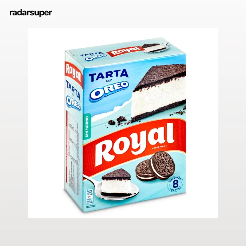 Preparado para tarta de oreo Royal 215 g
