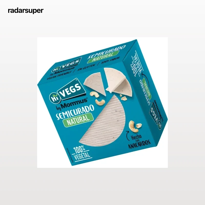 Preparado vegano elaborado de anacardos fermentados Hi Vegs! by Mommus sin gluten 135 g.