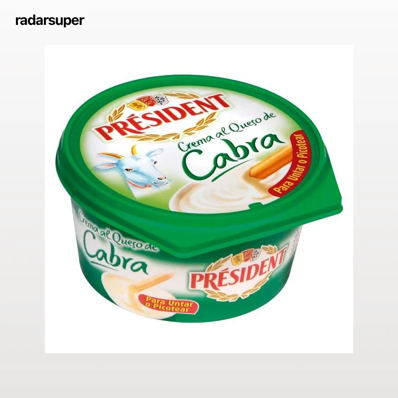 PRESIDENT Crema de queso de cabra 125 g.