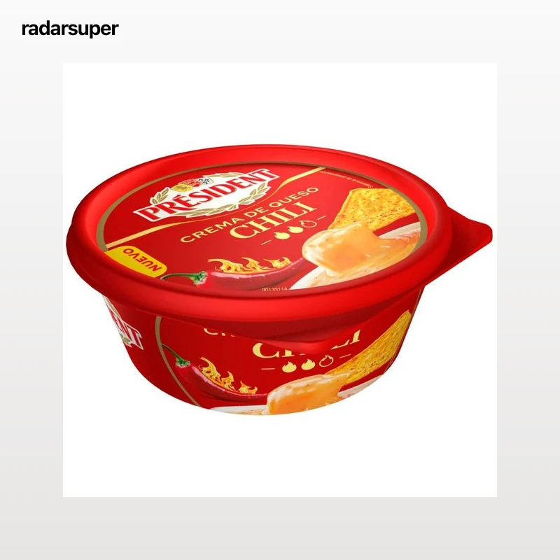 PRÉSIDENT Crema de queso con chili picante 125 g.