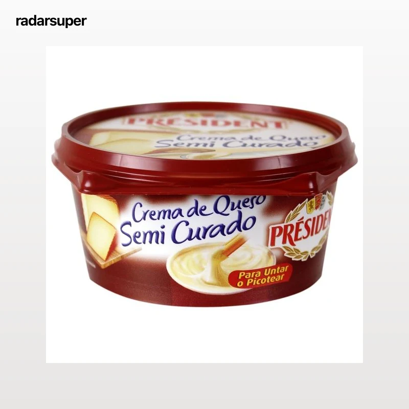 PRÉSIDENT Crema de queso para untar semi curado PRÉSIDENT 125 g.