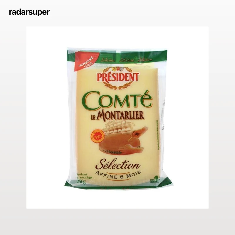 PRÉSIDENT Queso comté PRÉSIDENT 250 g.