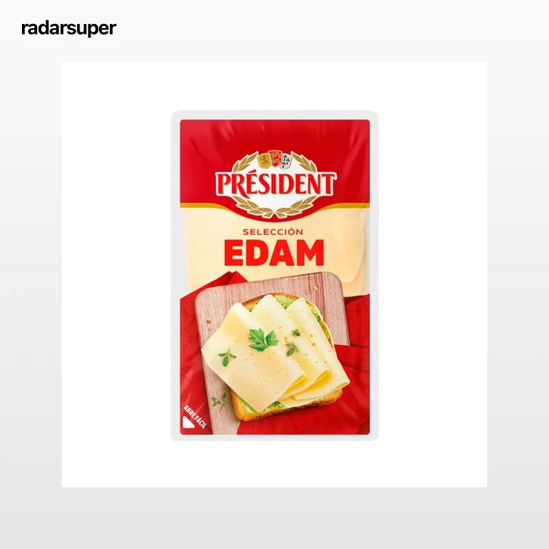 PRESIDENT Queso en lonchas edam 100g